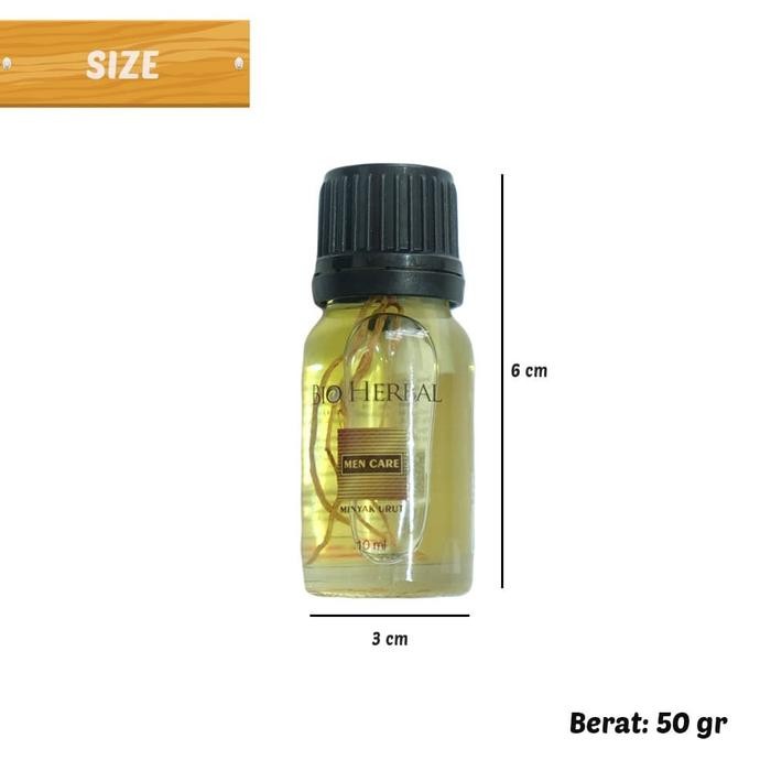 Brainnn Bio Herbal Men Care/ Bio Herbal Minyak Urut Bpom Original