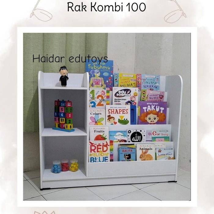 Rak Montessori / rak buku anak / rak buku minimalis