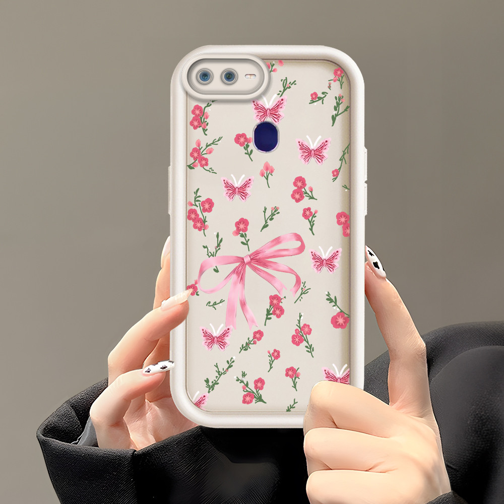 Realme 2 Pro U1 Untuk Hp Casing Softcase Mode Handphone Flower Bow 4873 Phone Case Soft Silikon Kesi