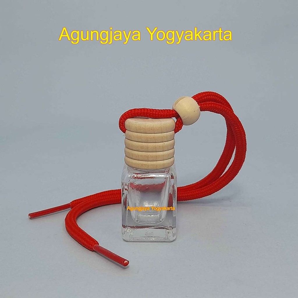 Botol Parfum Tali 5 ml Kotak / Botol Gantung / Botol Parfum Gantung / Botol Parfum Mobil / Botol Par