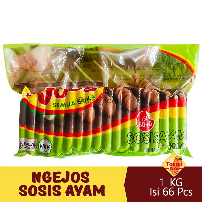 

Ngejos Sosis Ayam 1 Kg Isi 66 Pcs