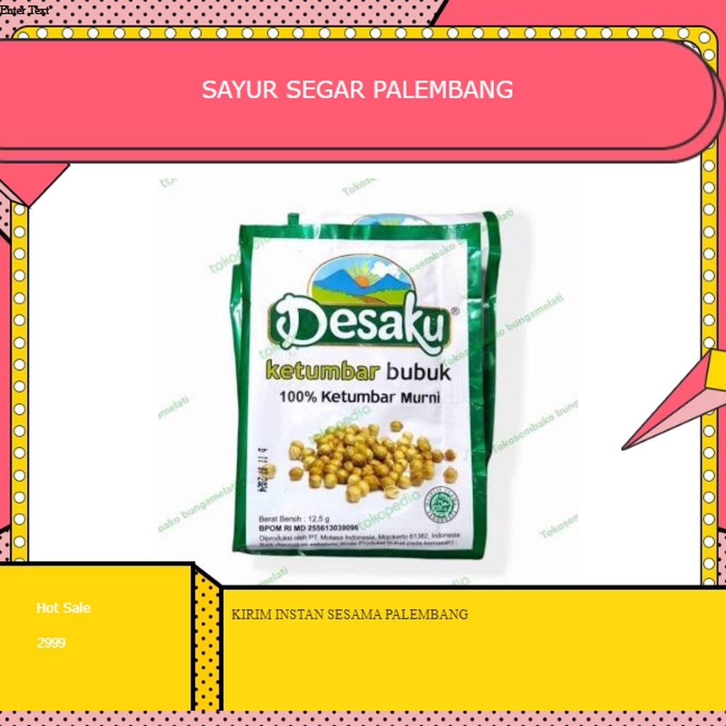 

Ketumbar Bubuk 25 gram