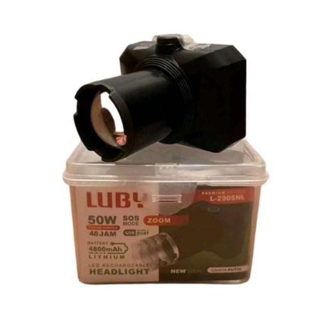 Senter Kepala  Zoom Luby 50 Watt - Kuning