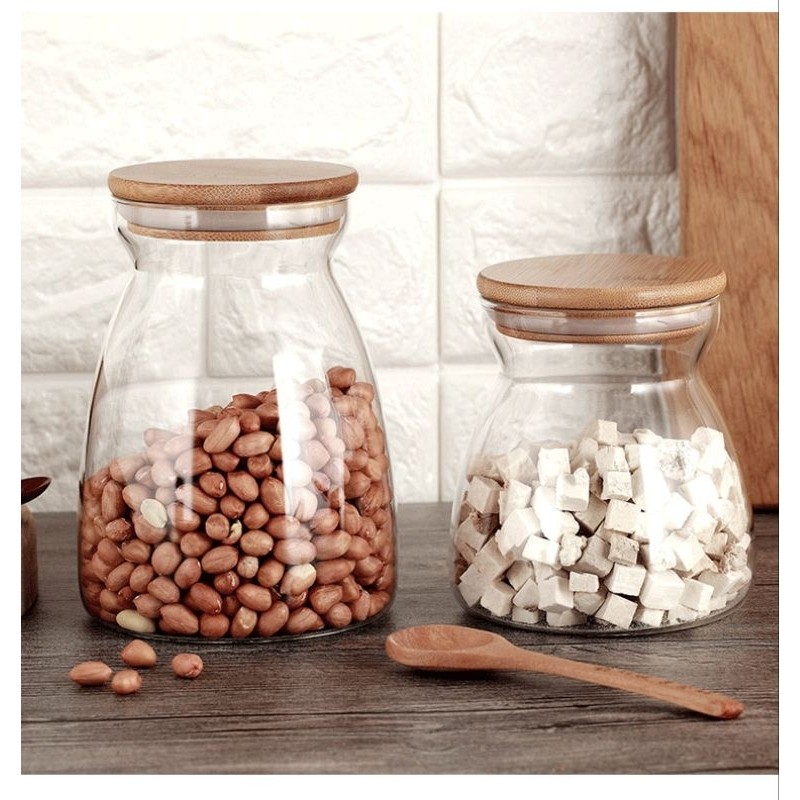 Toples Kue Kaca Bulat Unik Kedap UdaraCO