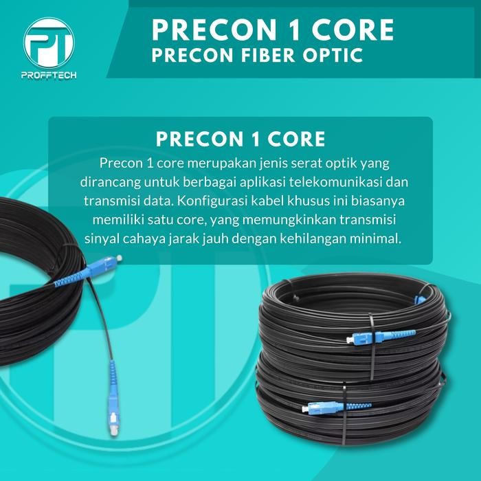 Kabel Fiber Optik Ftth Drop Cable Sc Sc Precon Fiber Optic. 150 Meter - 150 MeterNew