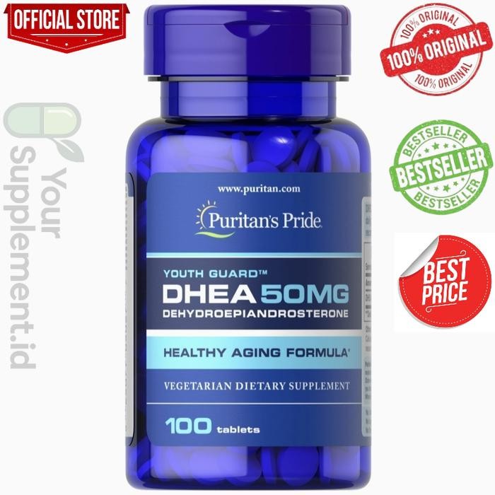Puritan dhea 50 mg isi 100 tablet