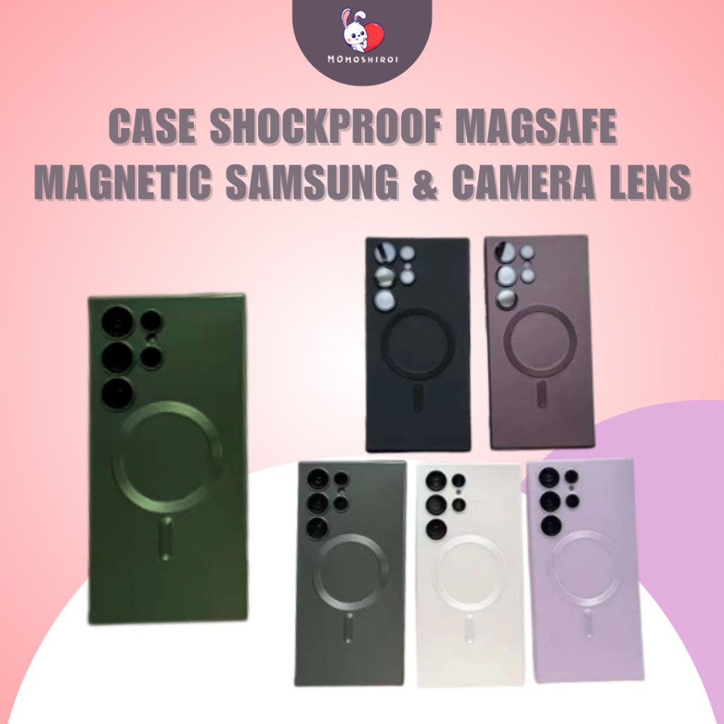 Case Samsung Galaxy S21 / S20 Ultra Plus Fe Soft Casing Magsafe Premium Lens Glass