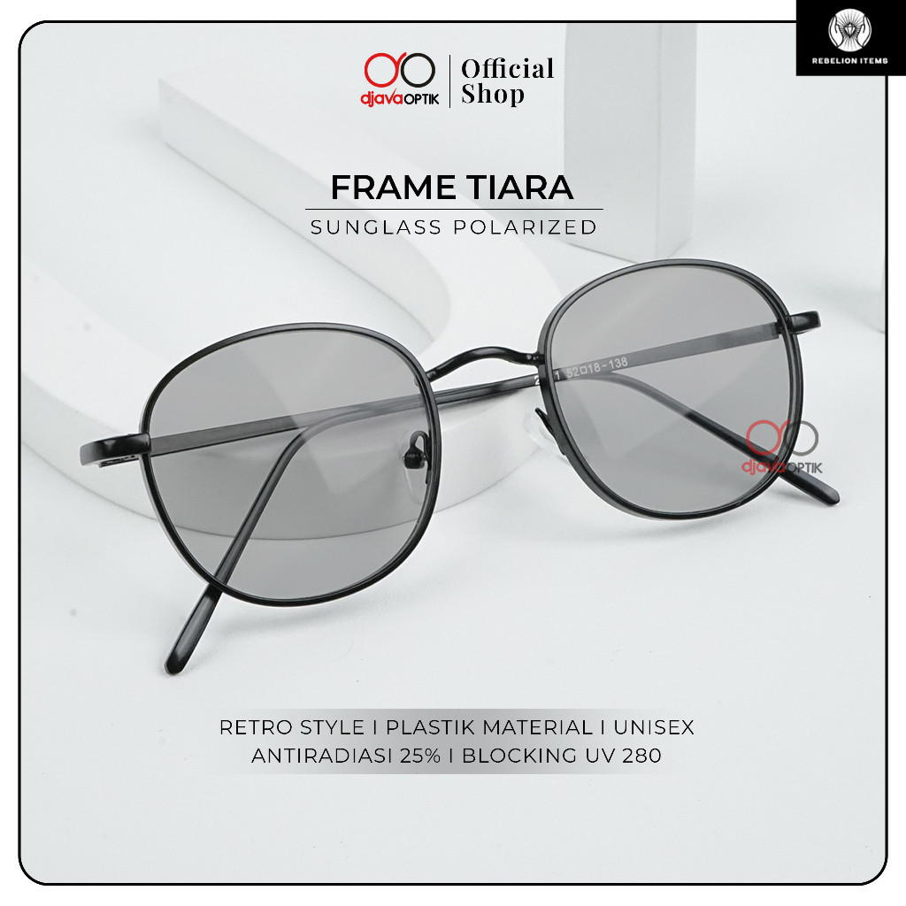 DJAVA OPTIK - Frame Tiara - Kacamata Photocromic Pabrik Khusus Normal