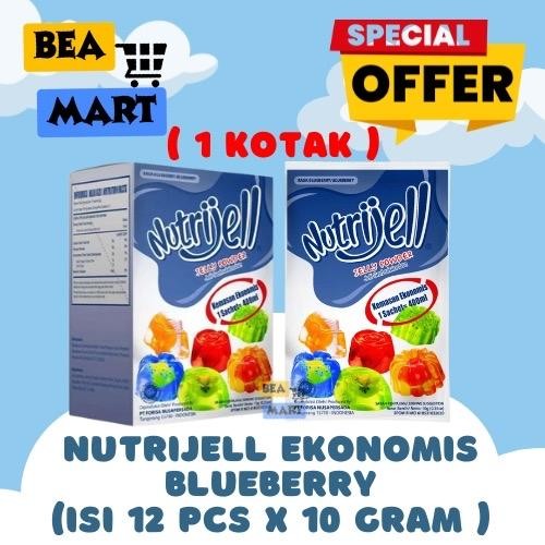 

Nutrijell BLUEBERRY Kemasan Ekonomis 10 gr 1 Kotak Isi 12 Pcs x 10gr | Agar Agar Blueberi Bluberi Jelly Powder Instant 10 gr gram g Jeli