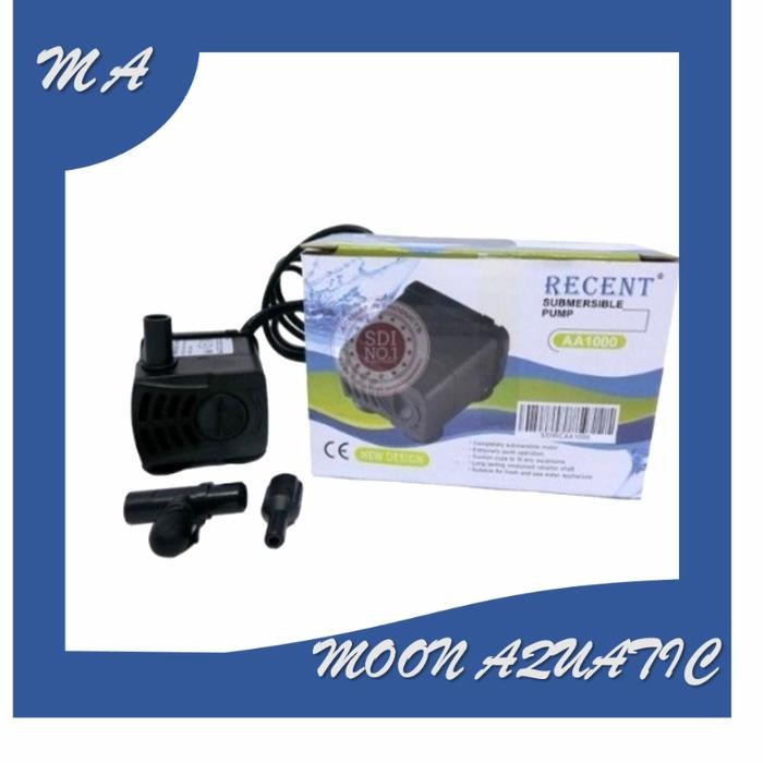 RECENT AA 1000 power head mini super kecil cocok untuk aquarium mini