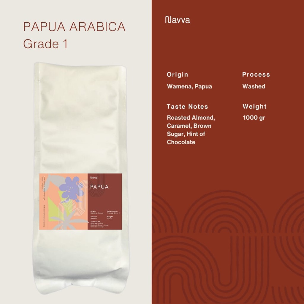 

Biji Kopi / Coffee Beans Premium 100% Arabica Papua Arabica 1 KG