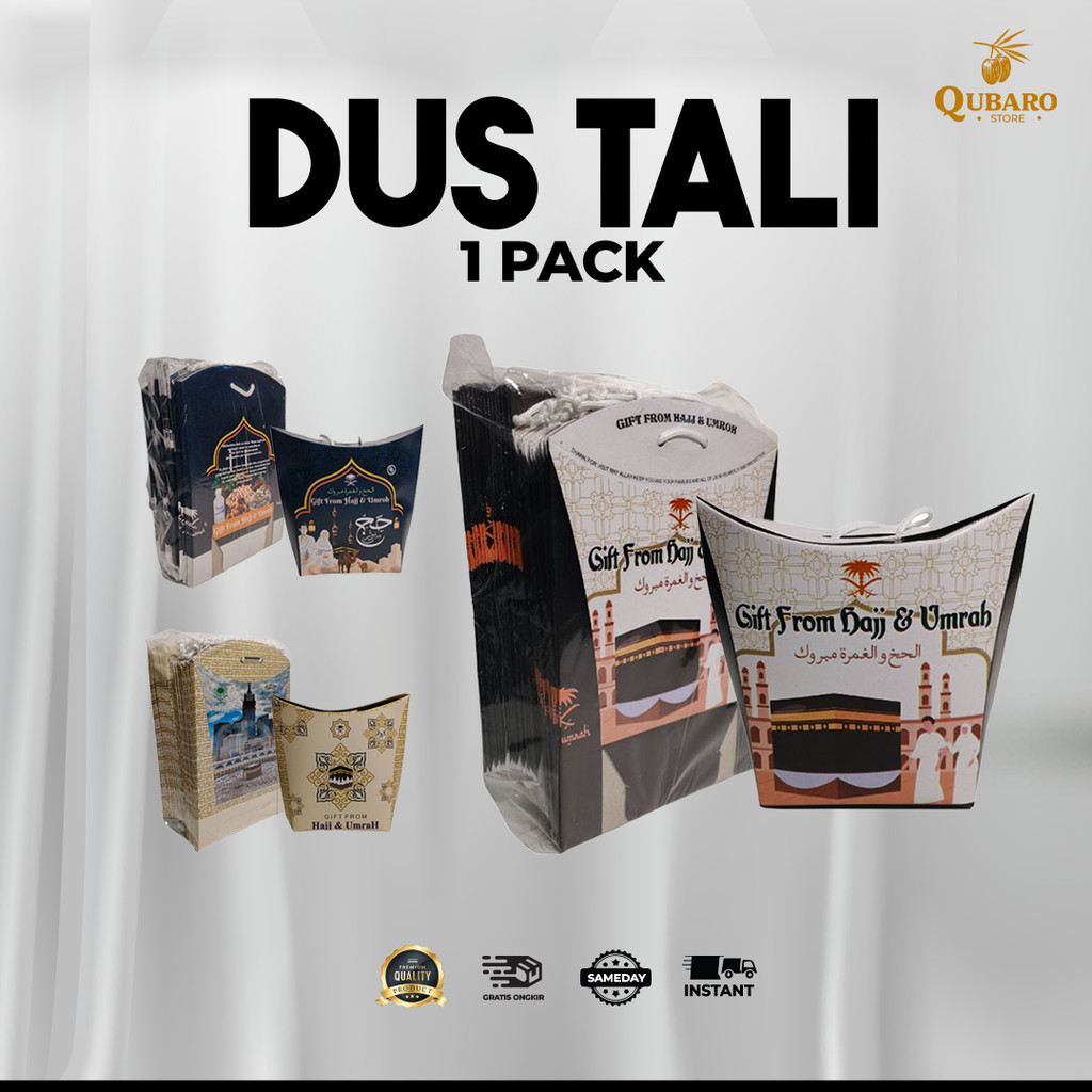 

DUS TALI MOTIF TERMURAH / DUS PAPERBAG JINJING / DUS PAKET OLEH OLEH HAJI DAN UMROH (ISI 25PCS DAN 50PCS)