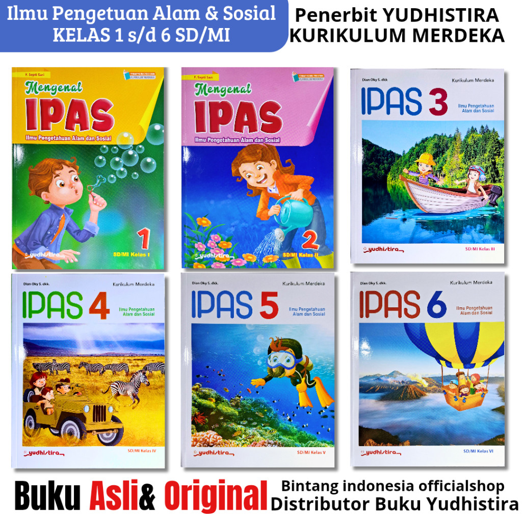 

Yudhistira - IPAS kelas 1,2,3,4,5 dan 6 SD/MI kurikulum merdeka