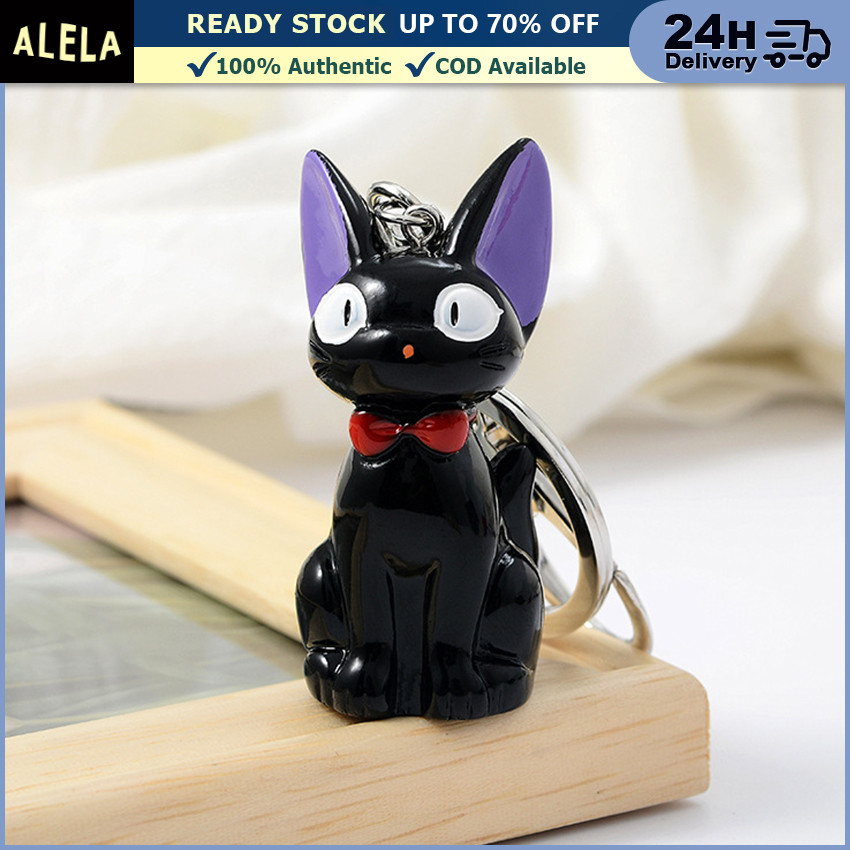 Gantungan Kunci Figure Jiji Kiki's Delivery Service Studio Ghibli Keychain