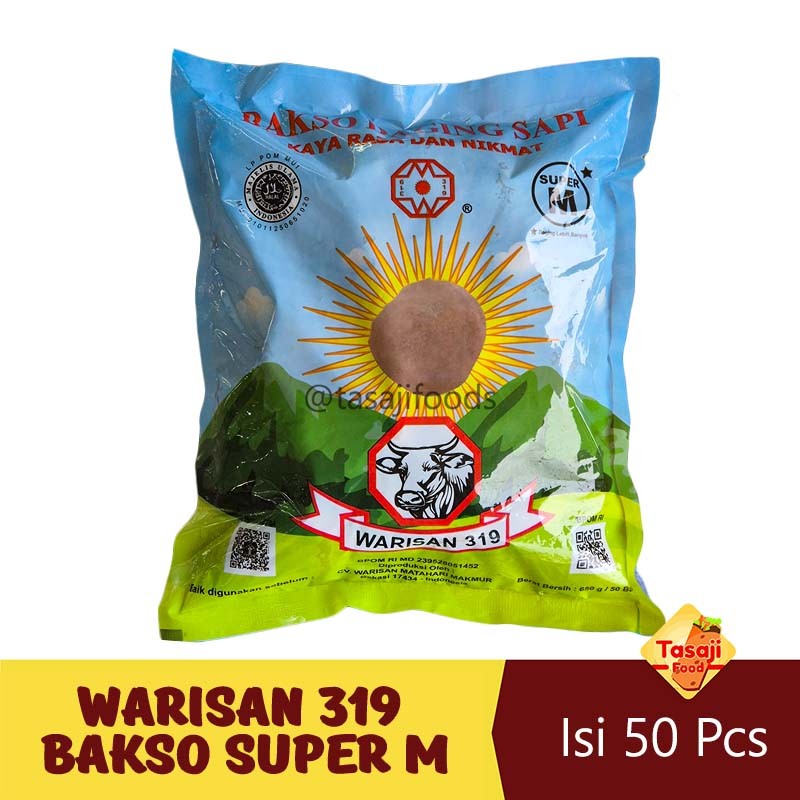 

Warisan Bakso Daging Sapi Super M 650gr Isi 50 Pcs asfar