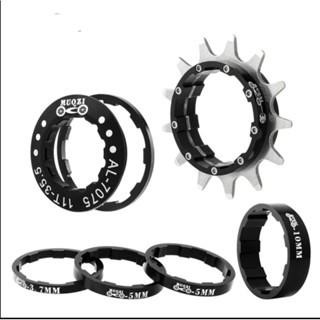 Muqzi COG Single Speed Adaptor Gear Single Speed Sepeda BMX Fixie MTB - Hitam, 12T