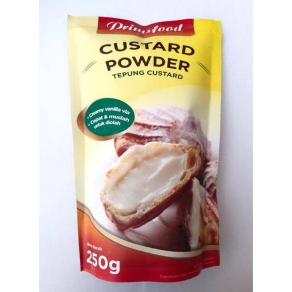 

TEPUNG CUSTRAD PAWDER-CUSTRAD POWDER PRIMSFOOD kEMASAN 250GR