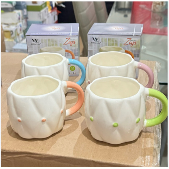 SID GELAS MUG ZOYA GELAS KERAMIK GELAS MINUM LUCU CANTIK GELAS UNIK