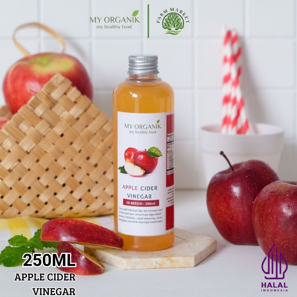 

My Organik Cuka Sari Apel With Mother Organik 250 ml Botol Kecil