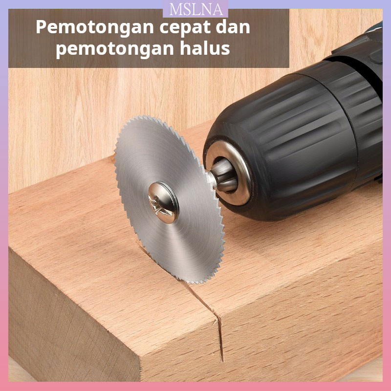 Mata gergaji baja kecepatan tinggi set mata gergaji kecil penggiling listrik mata gergaji pemotong m