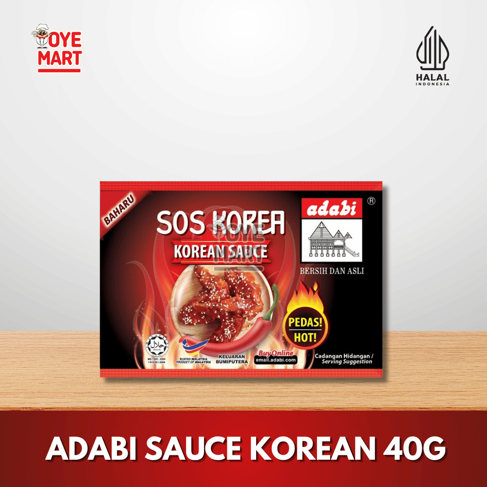 

ADABI SAUCE KOREAN 40G / SAUS KOREA INSTAN 40G