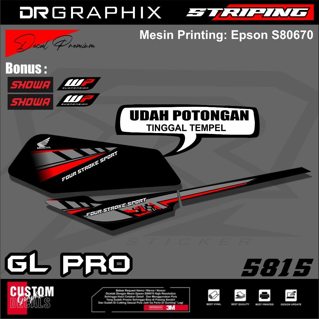 Termurah !! Striping Gl Pro Max/Striping Gl Variasi/Striping Gl - Biru Tua, Glossy