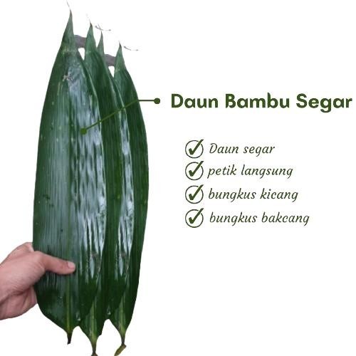 

promo jual daun bambu bungkus bakcang ready