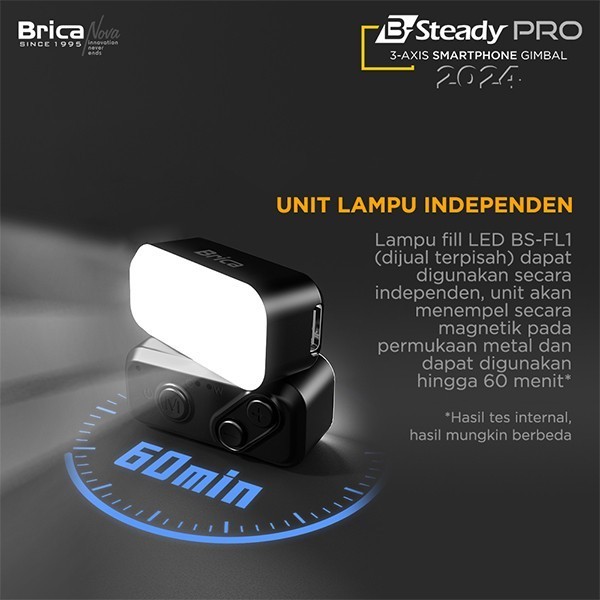 Brica Gimbal B-Steady Pro 2024 - BSP 2024 -  Resmi 1 TahunCO