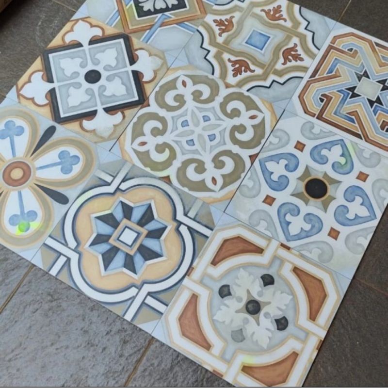 Roman Granit dAversa Ornato GTA332706R 30x30/ Lantai Dinding Vintage Legend Co