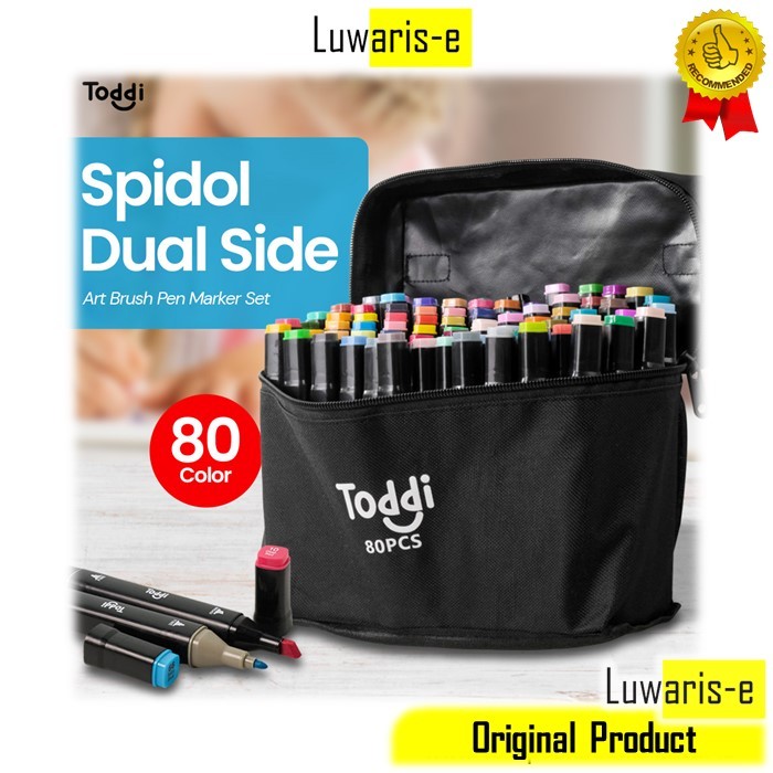 

Spidol Warna Warni Dua Sisi Marker Set Drawing Sketsa Fine Art Brush
