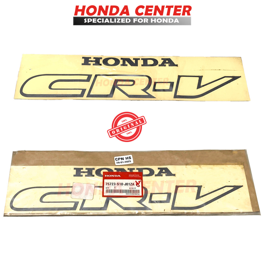 Stiker ''CR-V'' Untuk Cover Tutup Ban Cadangan Crv Old Gen1 2000 2001 Original