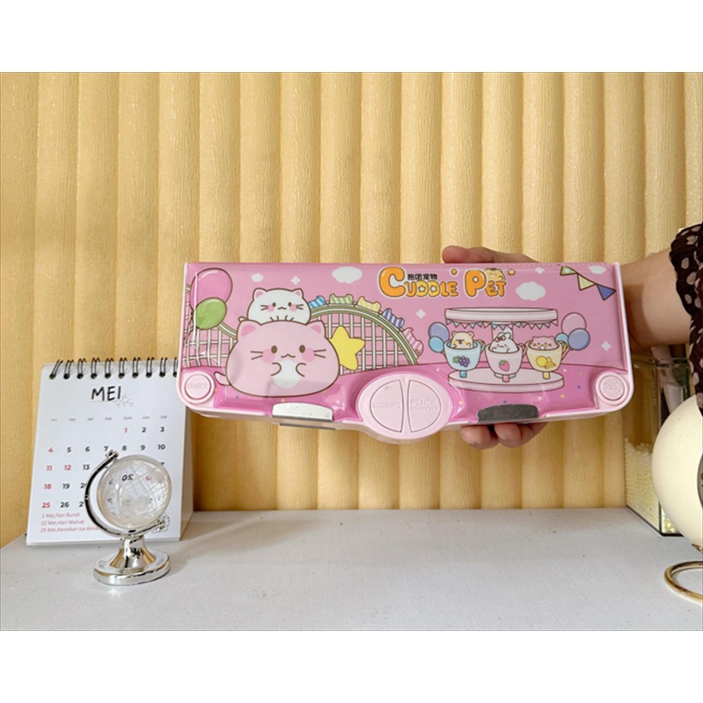 

NYBEBY26 (MULTIFUNGSI) TEMPAT KOTAK TEPAK PENYIMPANAN BOX PENSIL ALAT TULIS MULTI FUNCTIONAL PENCIL