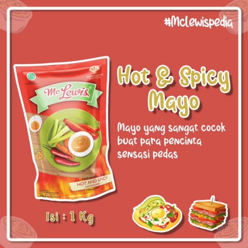 MC LEWIS HOT AND SPICY MAYONAISE