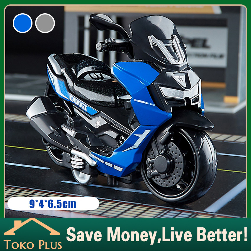 Diecast Miniatur Motor Alloy Pullback Series DC Nmax Alloy Motorcycle Nmax Xuye / Die Cast Motorcycl