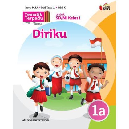 BUKU TEMATIK TERPADU ERLANGGA KELAS 1 EDISI REVISI ERLANGGA