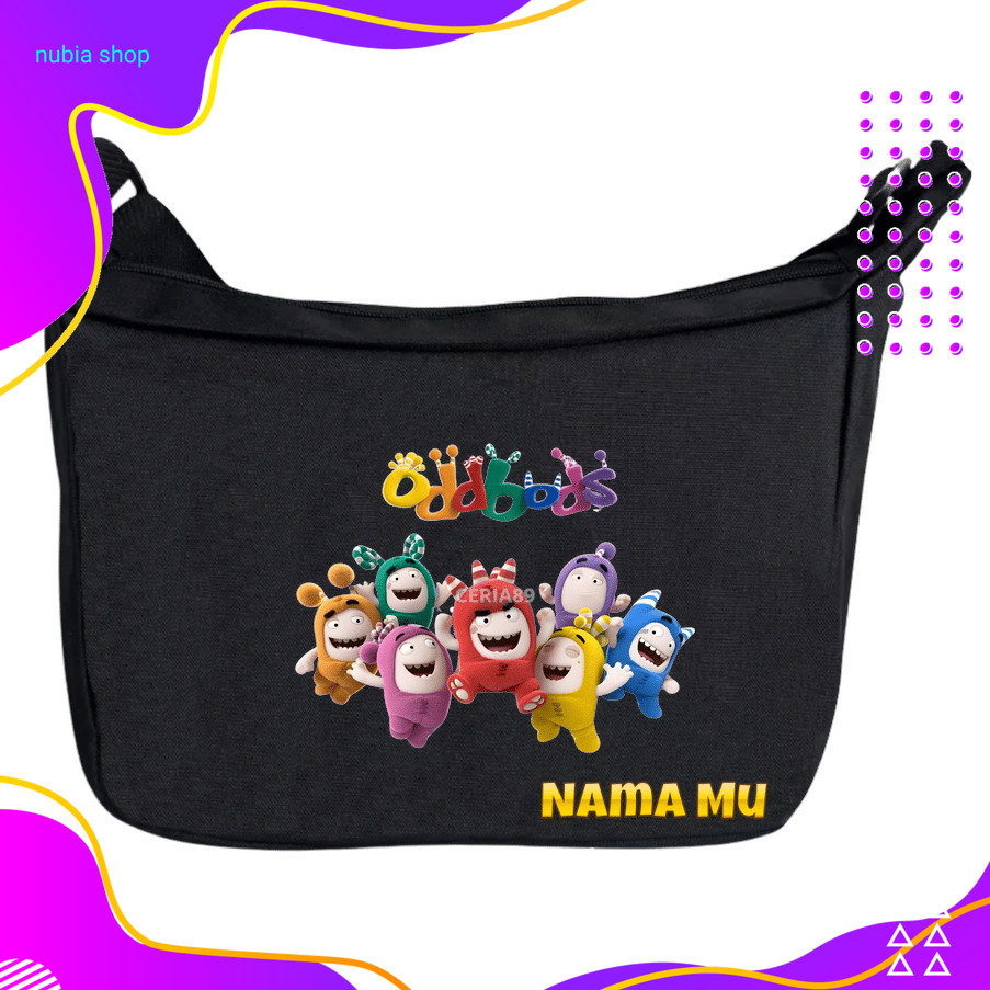 nubia Tas Ransel Anak Oddbods Karakter Lucu Newt Fuse Pogo Bubbles – Backpack Sekolah TK SD Cewek Co