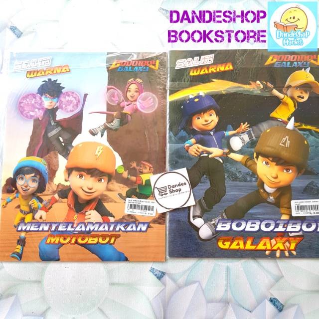 Boboiboy Seri Buku Salin Warna - Boboi Boy - Buku Mewarnai Anak