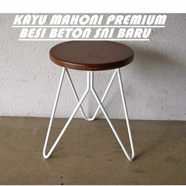 TINGGI 75&45CM/BANGKU MURAH/BANGKU CAFE/KURSI MURAH/KURSI CAFE/BANGKU BAKSO/BANGKU KAYU MAHONI ASLI 