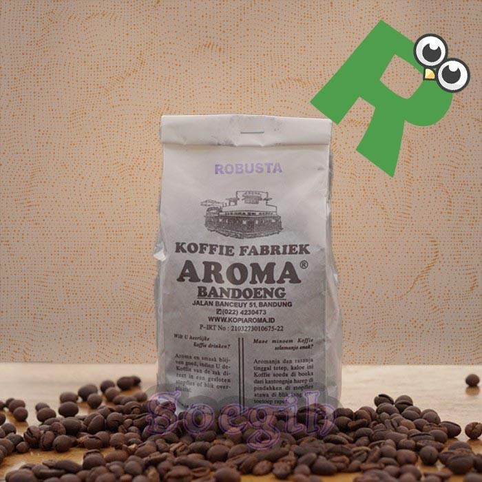

KOPI AROMA BANDUNG 250Gr FRESH ASLI 100% / ROBUSTA, MOKKA ARABIKA, MIX - ROBUSTA, Giling Halus