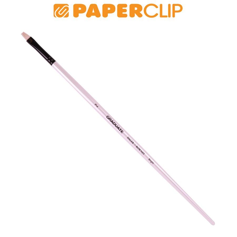 

KUAS LUKIS / BRUSH GRADUATE DALER ROWNEY BRISTLE BRIGHT LH NO.2