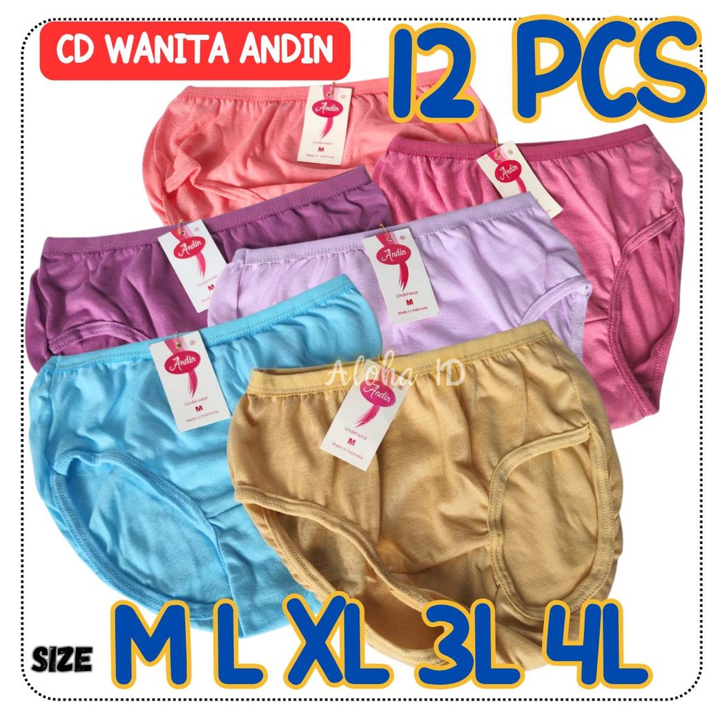 Selusin 12 PCS Celana Dalam Wanita Anak Perempuan Remaja Wanita Remaja CD Anak SD SMP SMA Wanita Dew