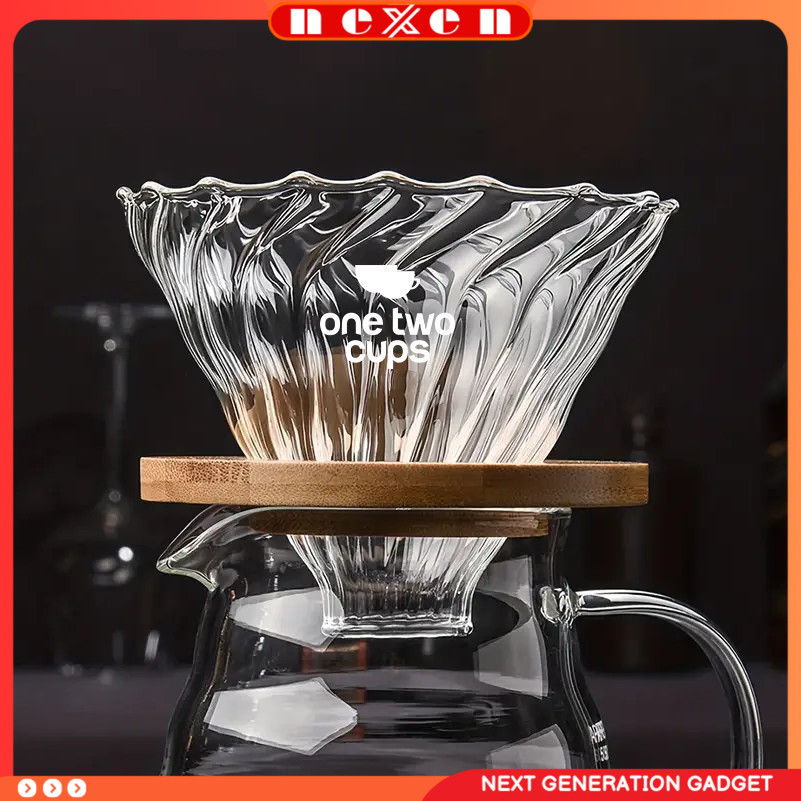 Filter Penyaring Kopi V60 Coffee Filter Wooden Bracket - SE102