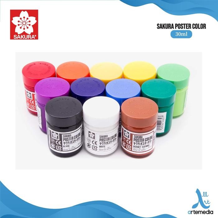 

Promo Sakura Poster Color Paint 30ml Waterbased Cat Poster - LEMON YELLOW Terlaris