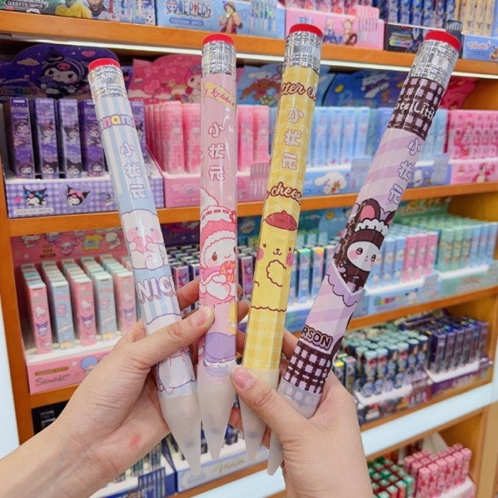 

Promo Sanrio Pensi Jumbo Kreatif Pensi Besar Baru Kartun ucu Pensi - Pink