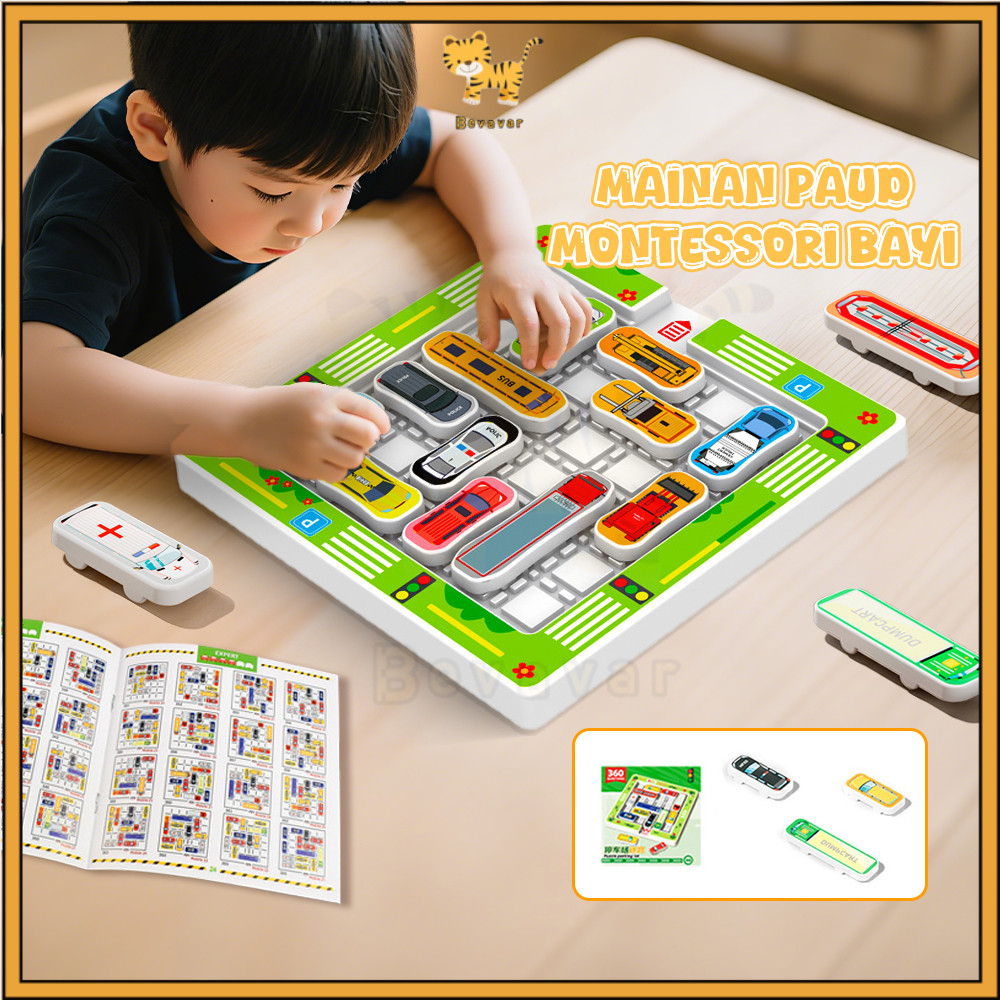 ID Bevavar Mainan Magnet Edukasi Puzzle Mobil IQ Car Keluarga Games