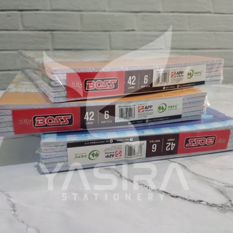 

Buku Tulis Boxy Big Boss 42 Lembar
