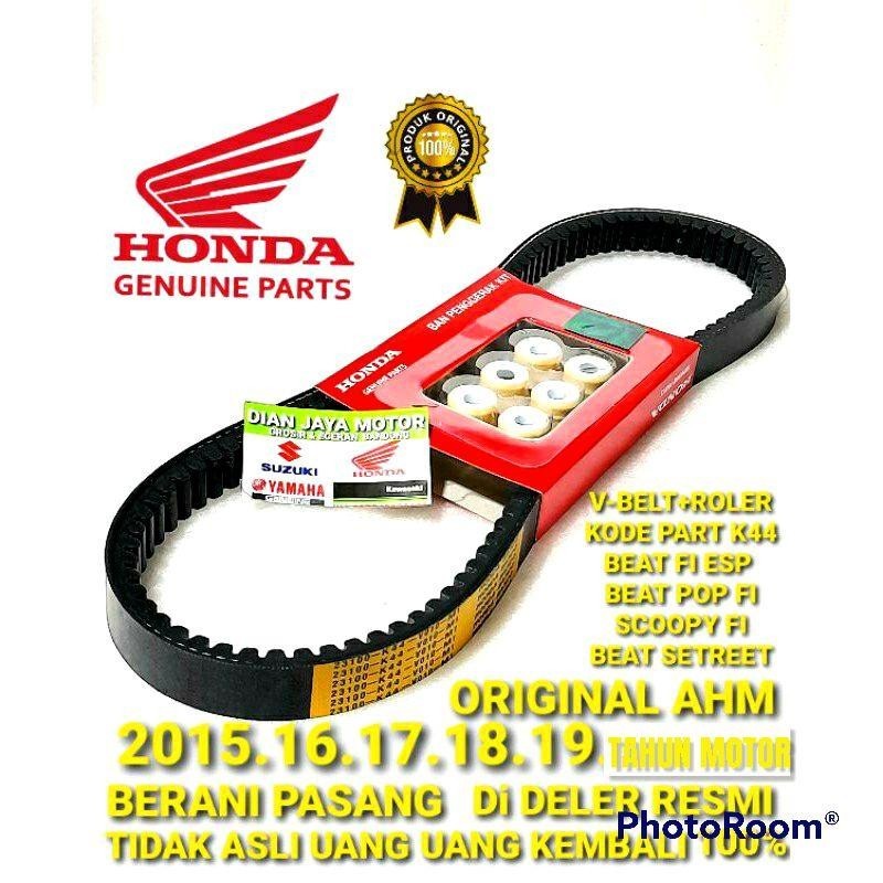 ( AHM ) Panbel Plus Roller K44 Beat fi esp pop Setreet Scoopy fi 23100-K44-BAO Original Honda genuin