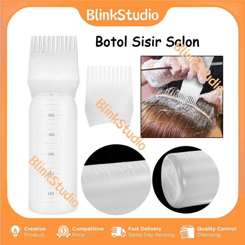Botol Sisir Salon / Botol Cat Rambut / Botol Wadah Pewarna Rambut / Alat Cat Rambut