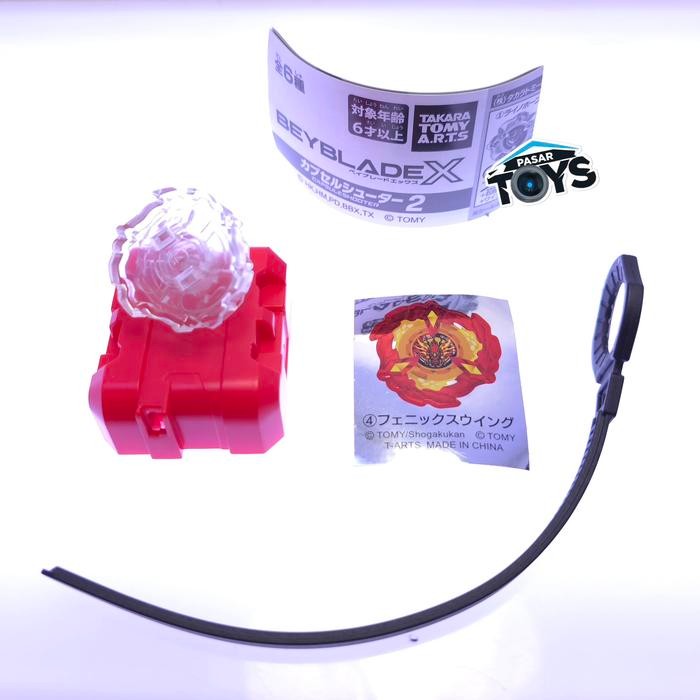 READY Beyblade X Capsule Shooter 2 Gacha BeybladeX Takara Tomy - 4 Phoenix Wing