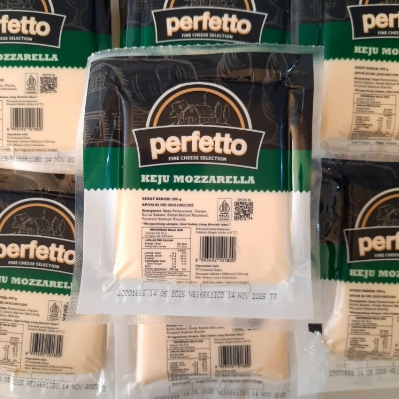 

NEW Perfetto Keju Mozzarella 250g PREMIUM